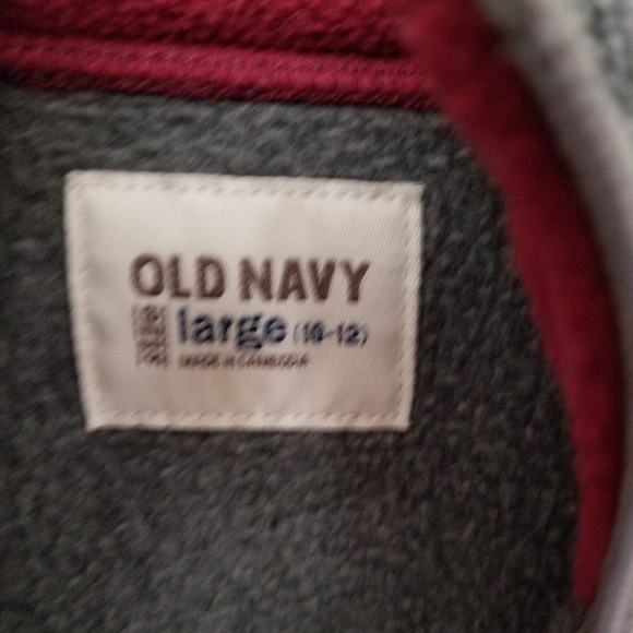 Old Navy Boys 1/4 Zip Fleece  Pullover - Picture 5 of 5